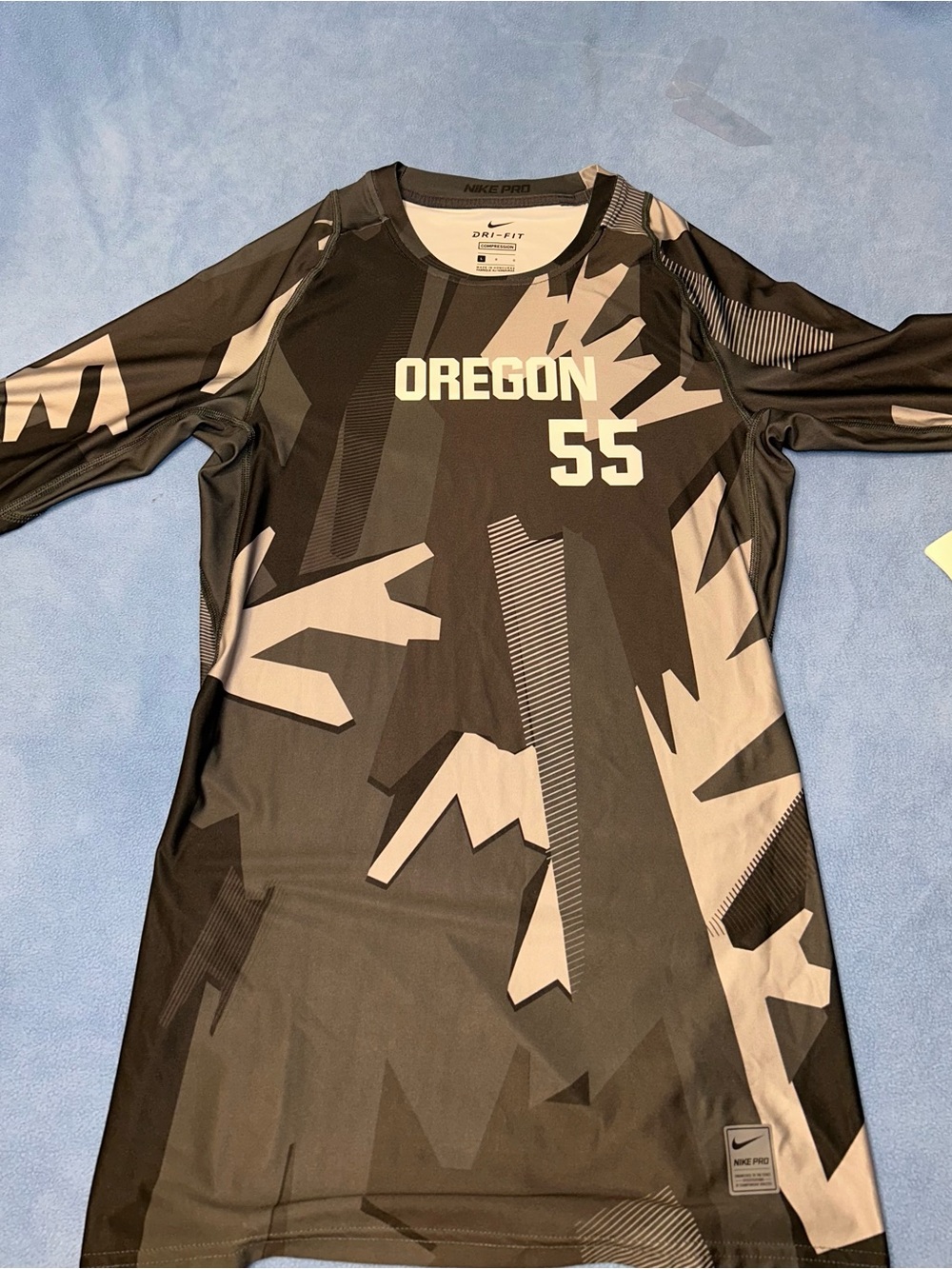 Nike Pro Oregon 55 Dri-Fit Compression - Black & Gray